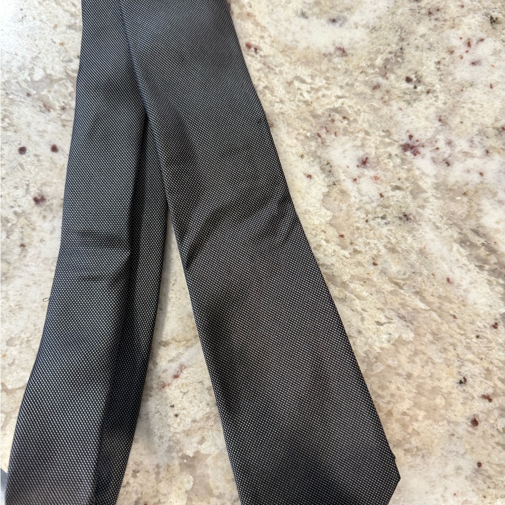 Classic Textured Gray Tie